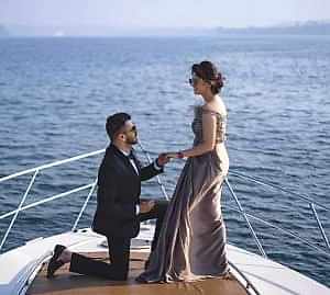 özel teknede evlilik teklifi